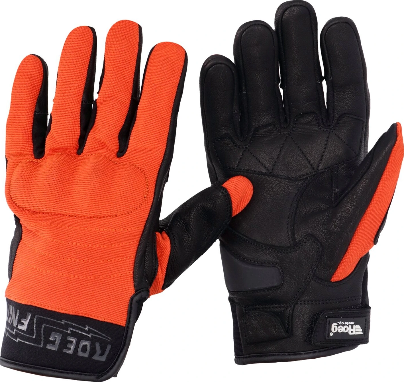 Roeg FNGR Textile gloves, Orange, 2XL