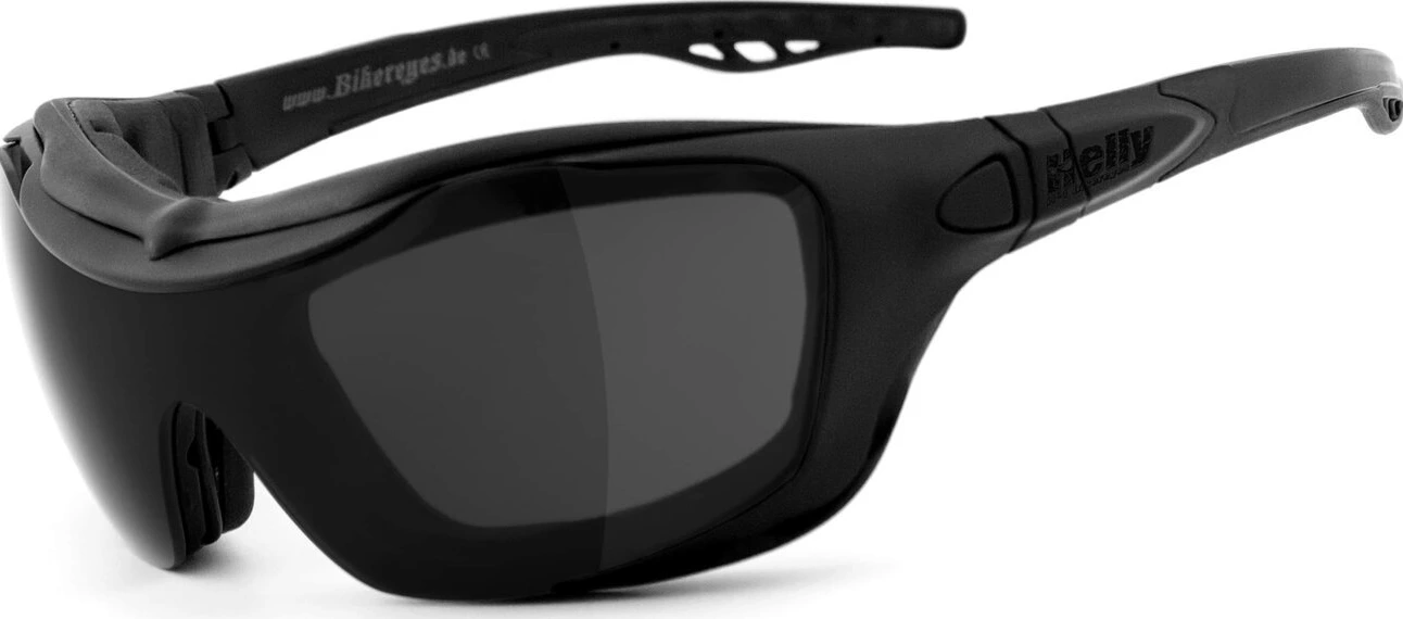 Helly Shades Bandit 2 smoke/laser red/xenolit®, Black