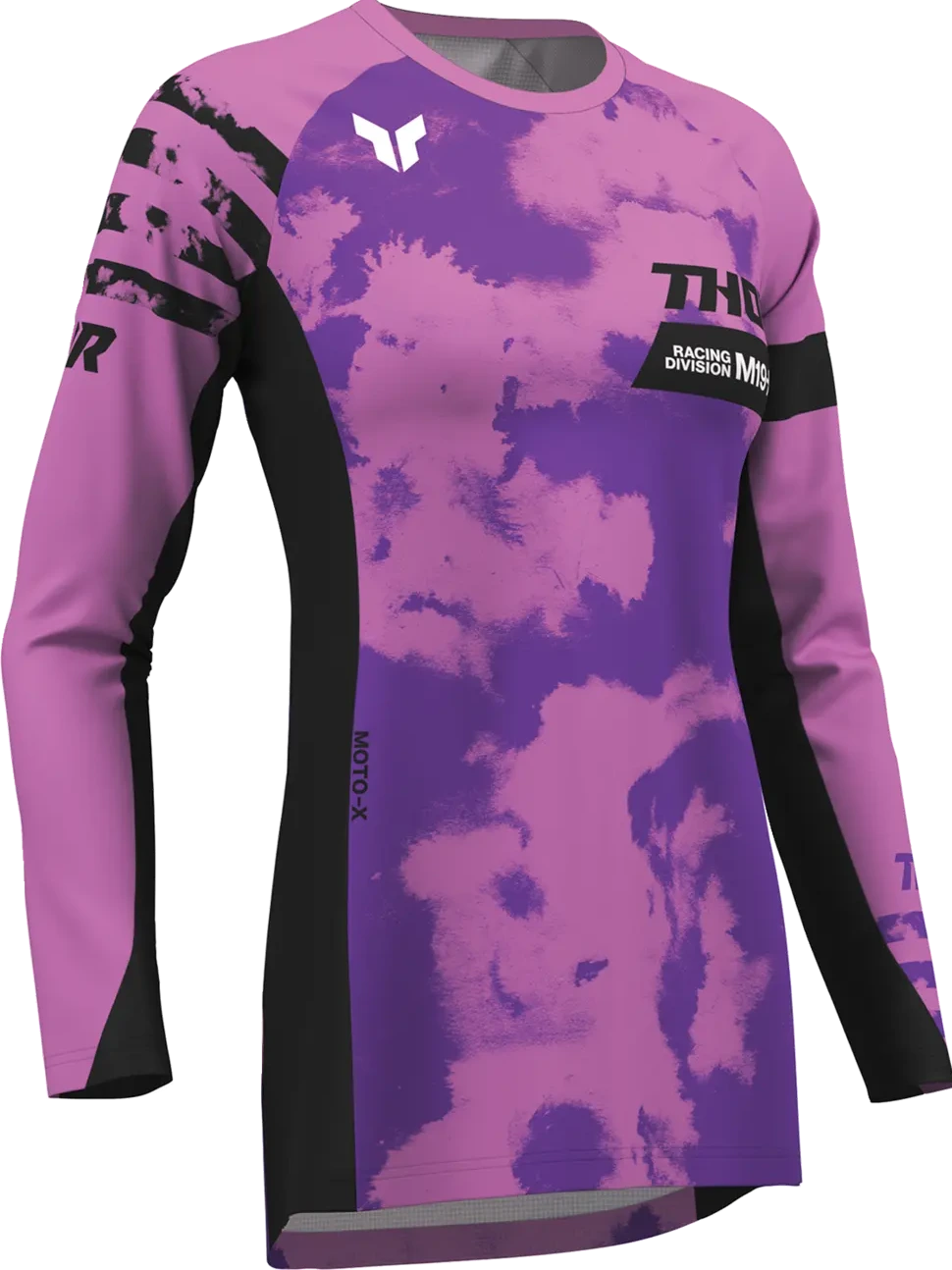 JERSEY WMN LAUNCHMODE BLEACH BLK/ORC XS