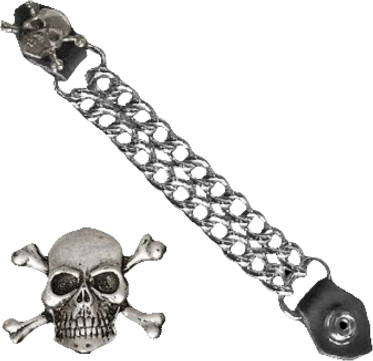 Vest extender Skull & crossbones
