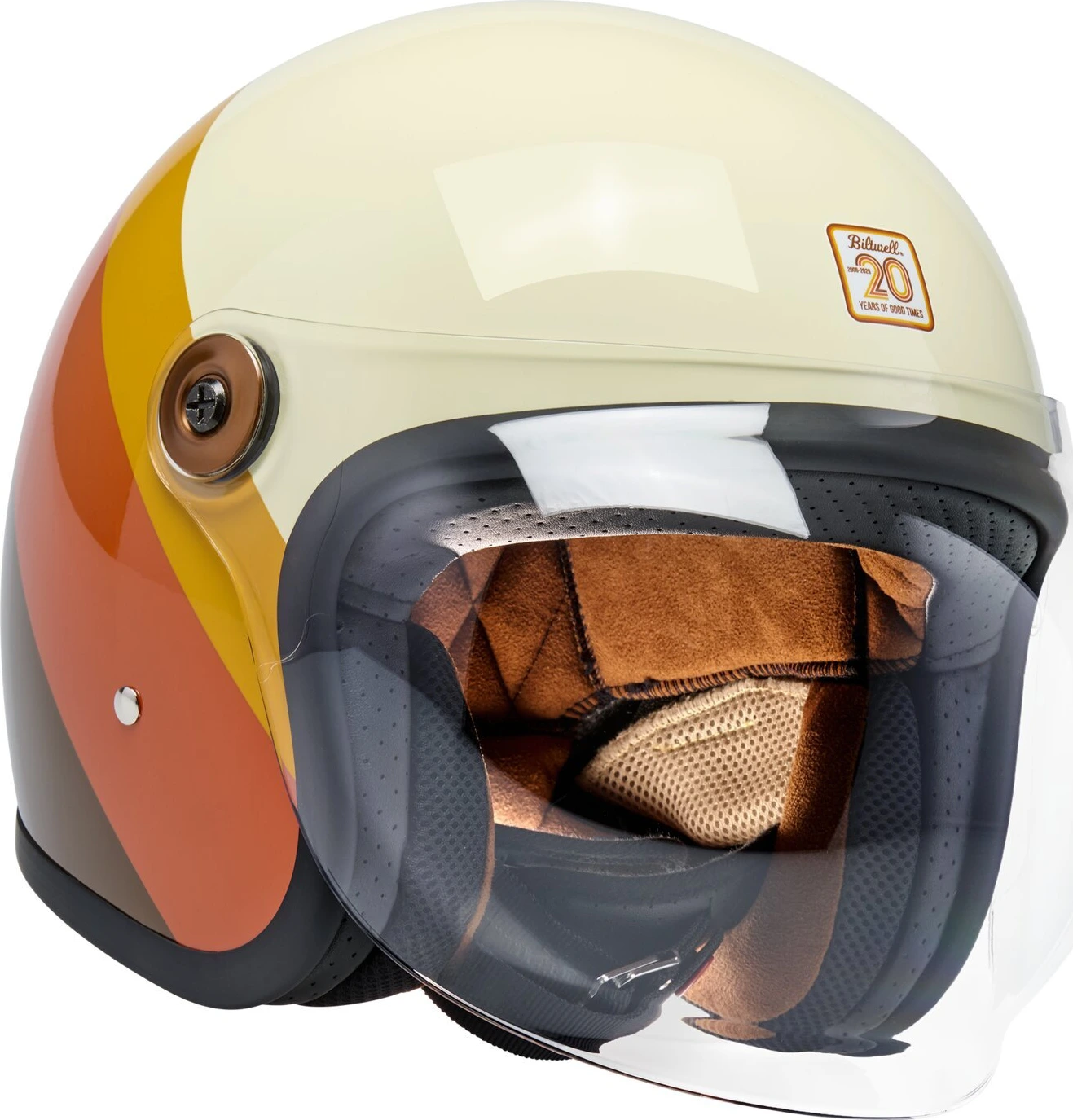 Biltwell Tahoe helmet, 20th anniversary Beige, L, Gloss