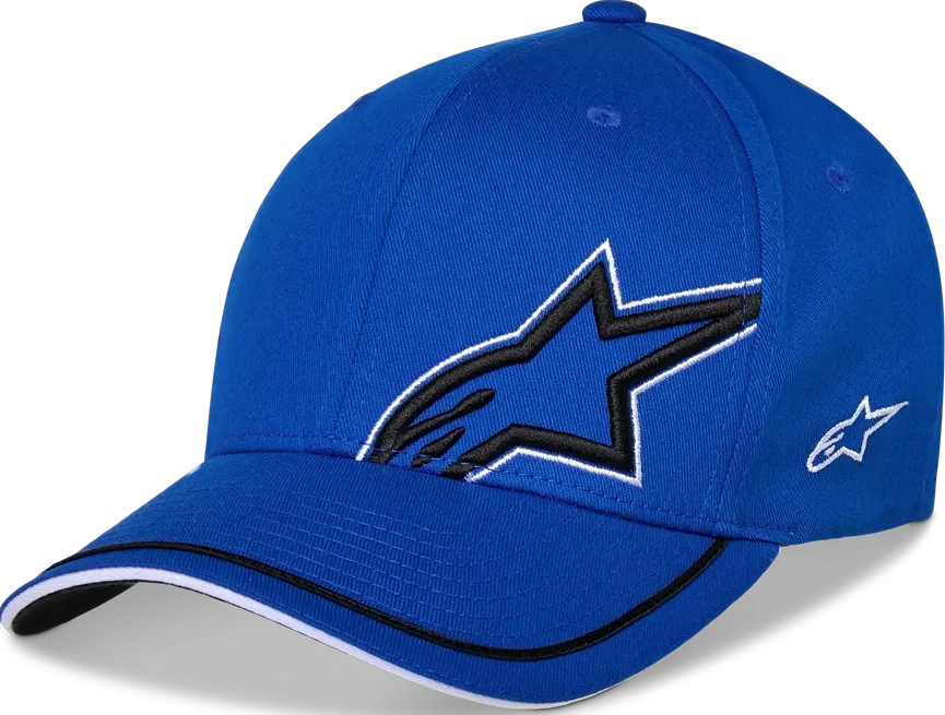 HAT CRV BILL CORP SHIFT RELAY BLUE S/M