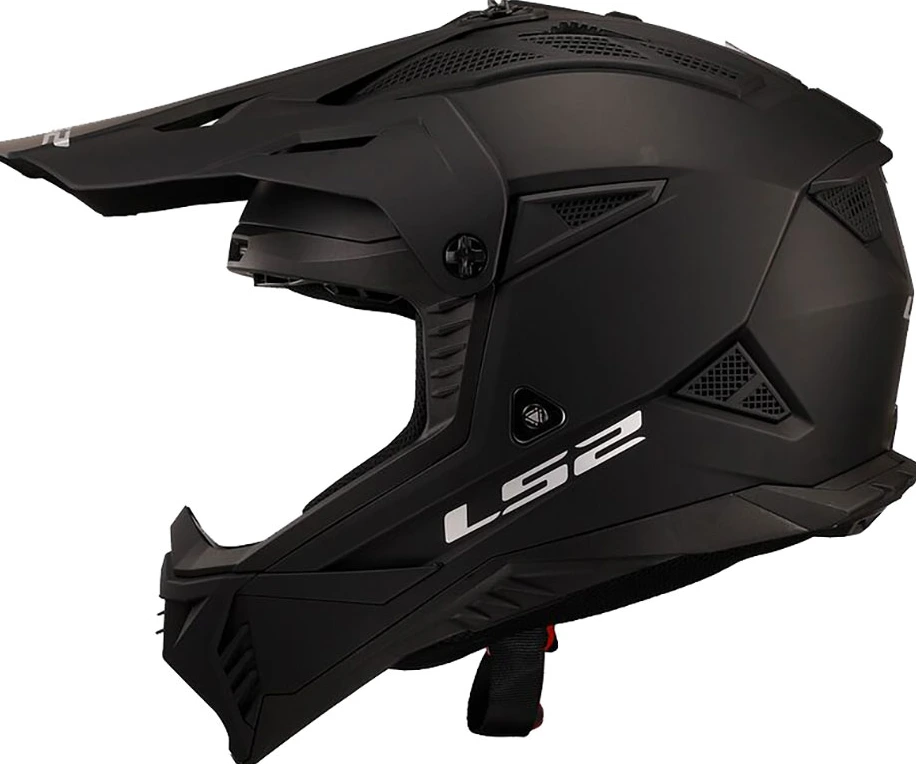 LS2 MX708 FAST II SOLID helmet - L, Matt Black