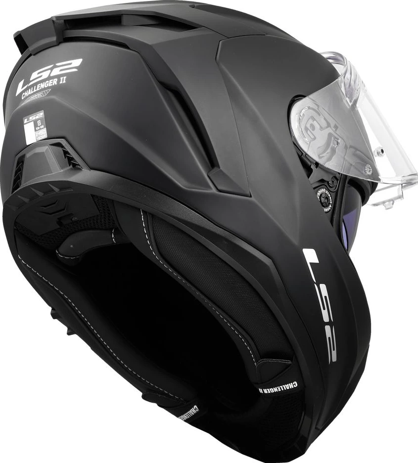 Šalmas LS2 FF817 CHALLENGER II SOLID - matinis juodas, 2XL