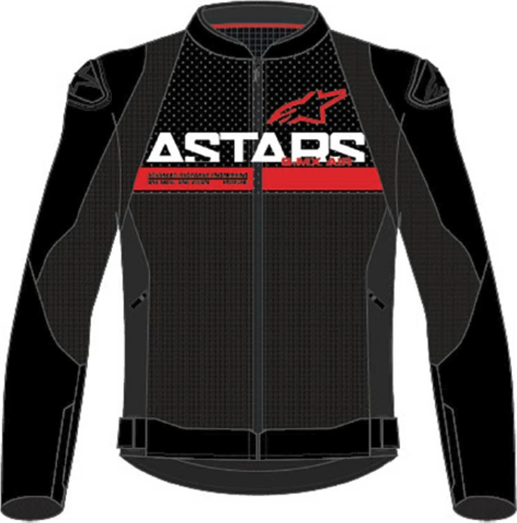 Alpinestars Textile Jacket SMX Air Black/Red S