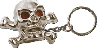 Triktopz Skull N Bones key chain