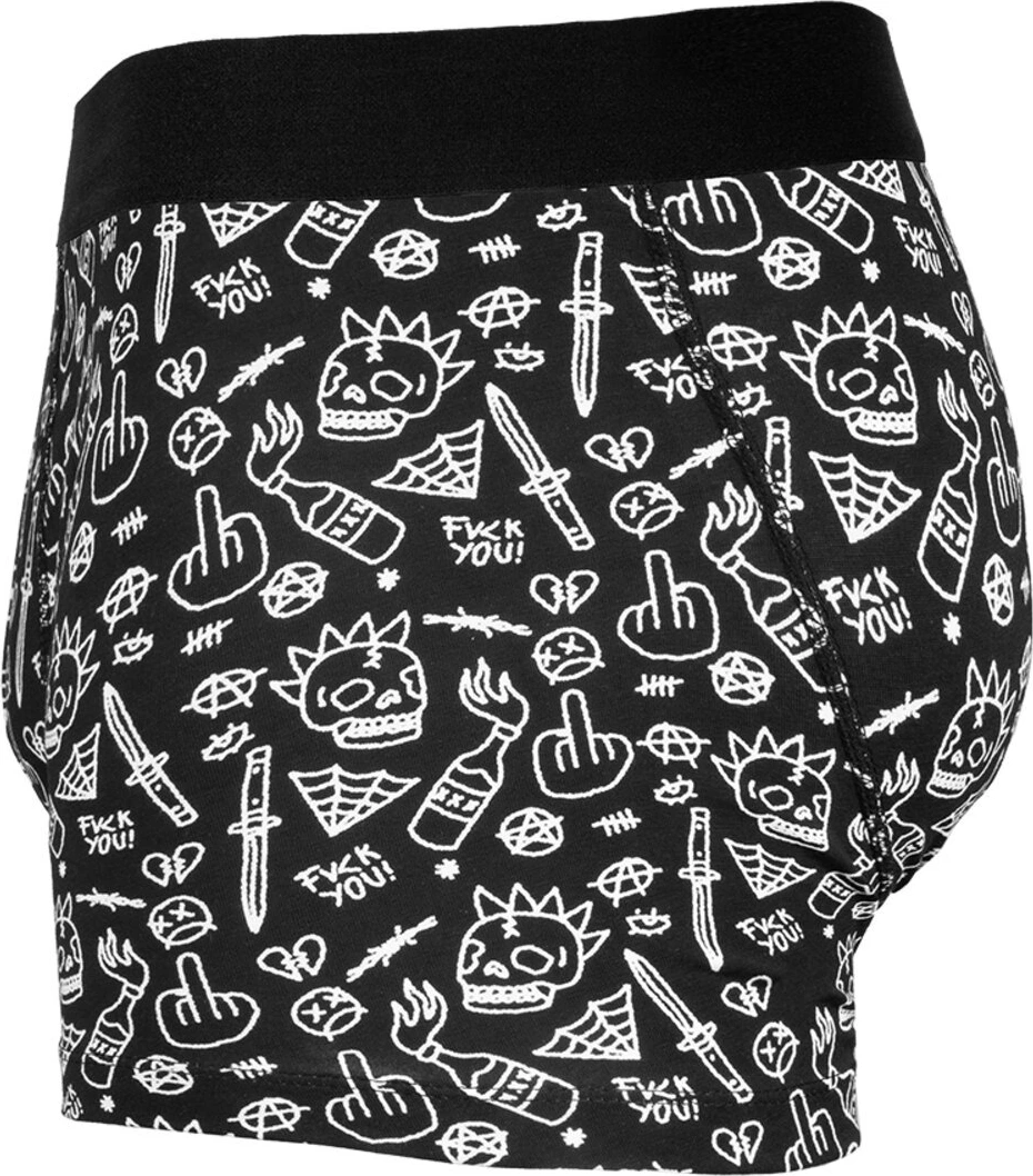 American Socks No Direction underwear, Black, S