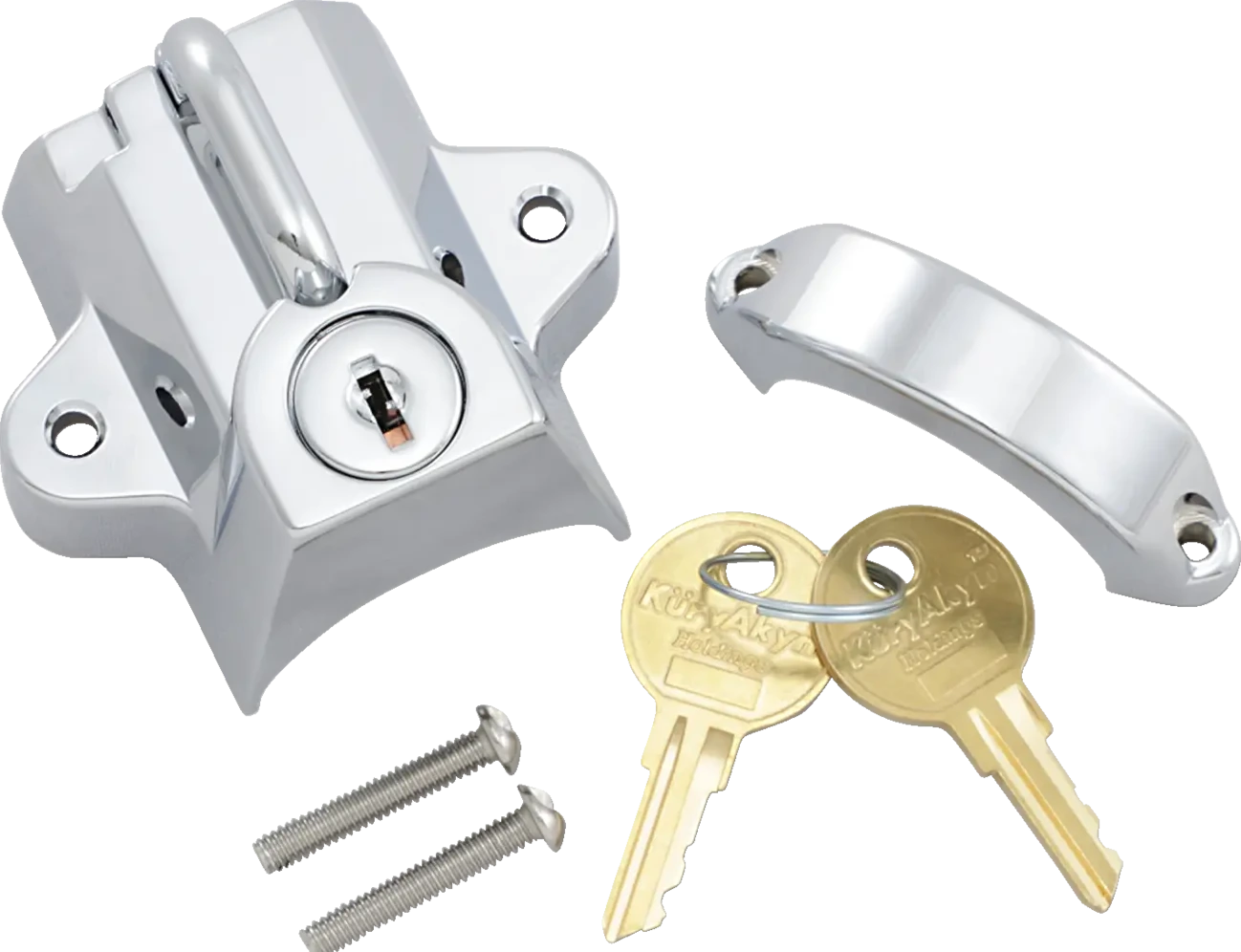UNIVERSAL HELMET LOCK 1 1/4" - 1 1/2" TUBES - CHROME