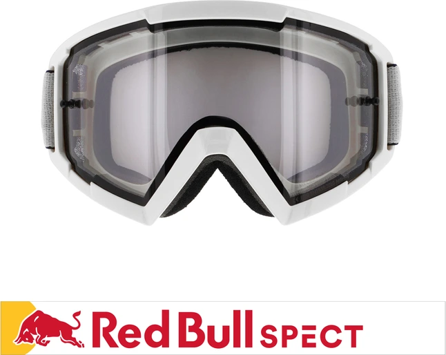 Spect Red Bull Whip MX Goggles Singel lens white clear