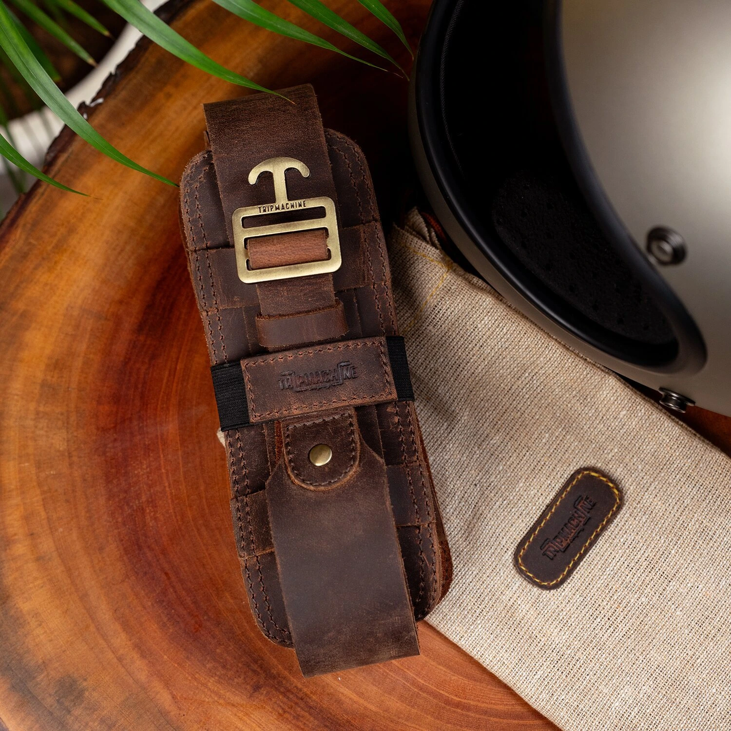 Trip Machine Helmet Harness, mocha