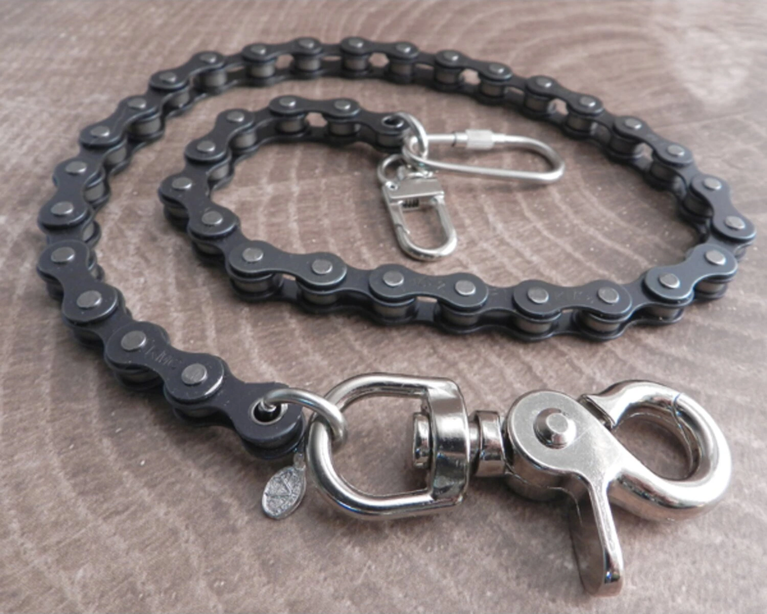 Amigaz Black Bike Wallet Chain 18"