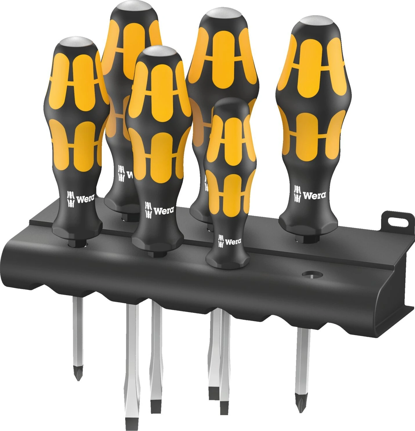 Wera screwdriver set Kraftform chisel Series 900, Black