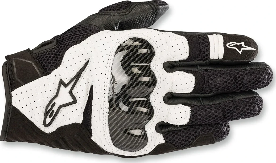 GLOVE SMX1 AIR V2 BLACK/WHT S
