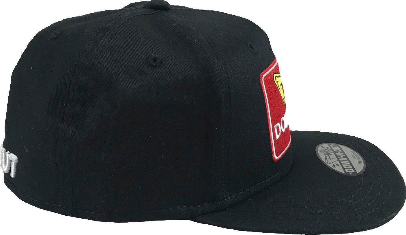 Down-N-Out Flat bill cap, Black