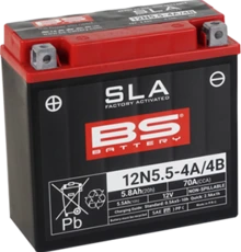 BS Battery 12N5.5-4A/4B (FA) SLA - Noslēgts un aktivizēts