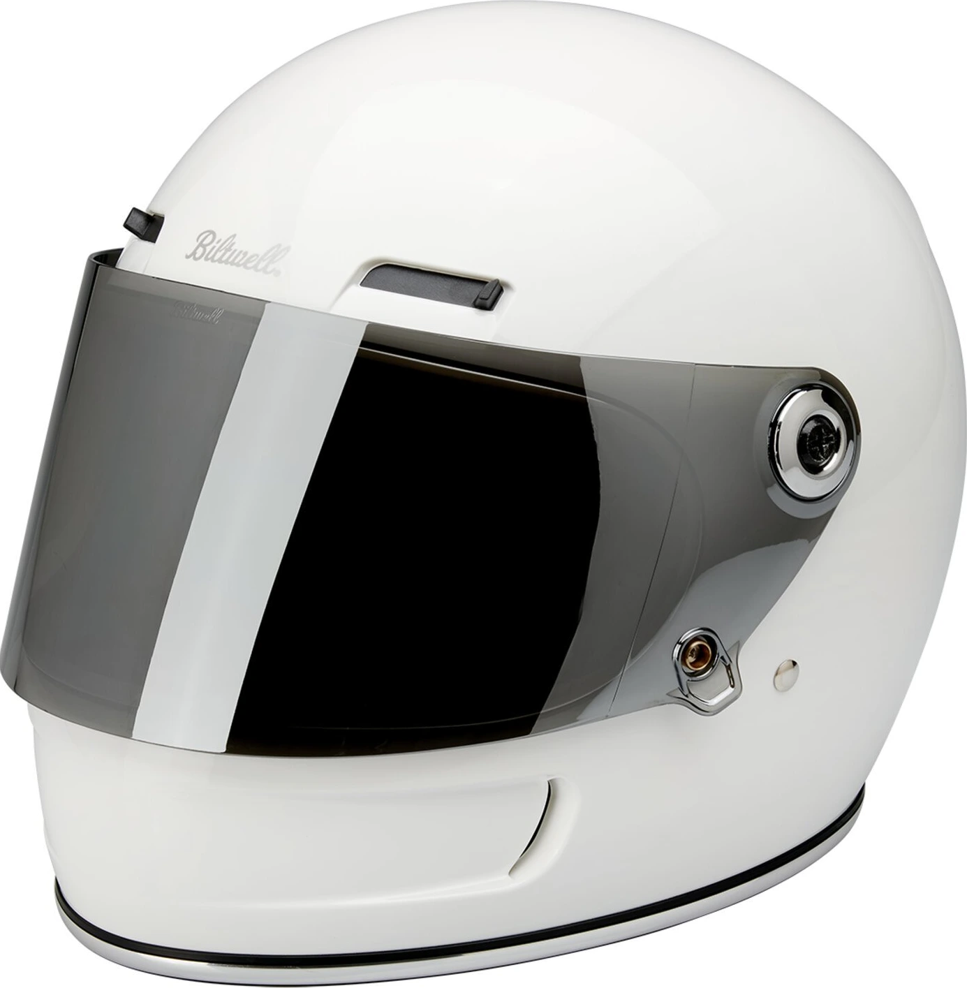 Biltwell Gringo / S / SV 22.06 shield chrome mirror, Silver