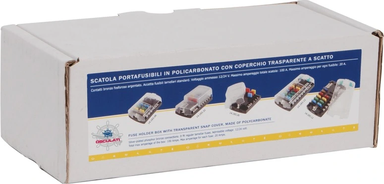 Polycarbonate fuse holder box