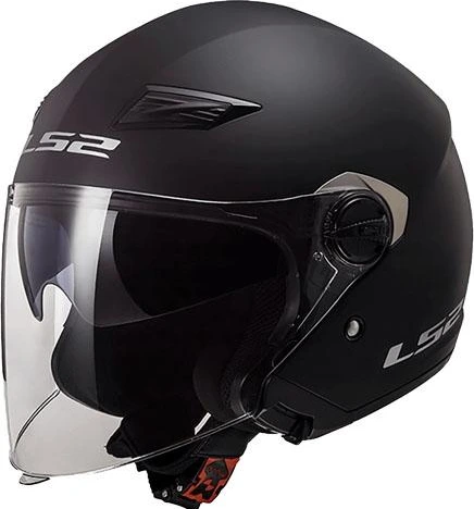 LS2 OF569.2 TRACK SINGLE MONO helmet - L, Matt Black