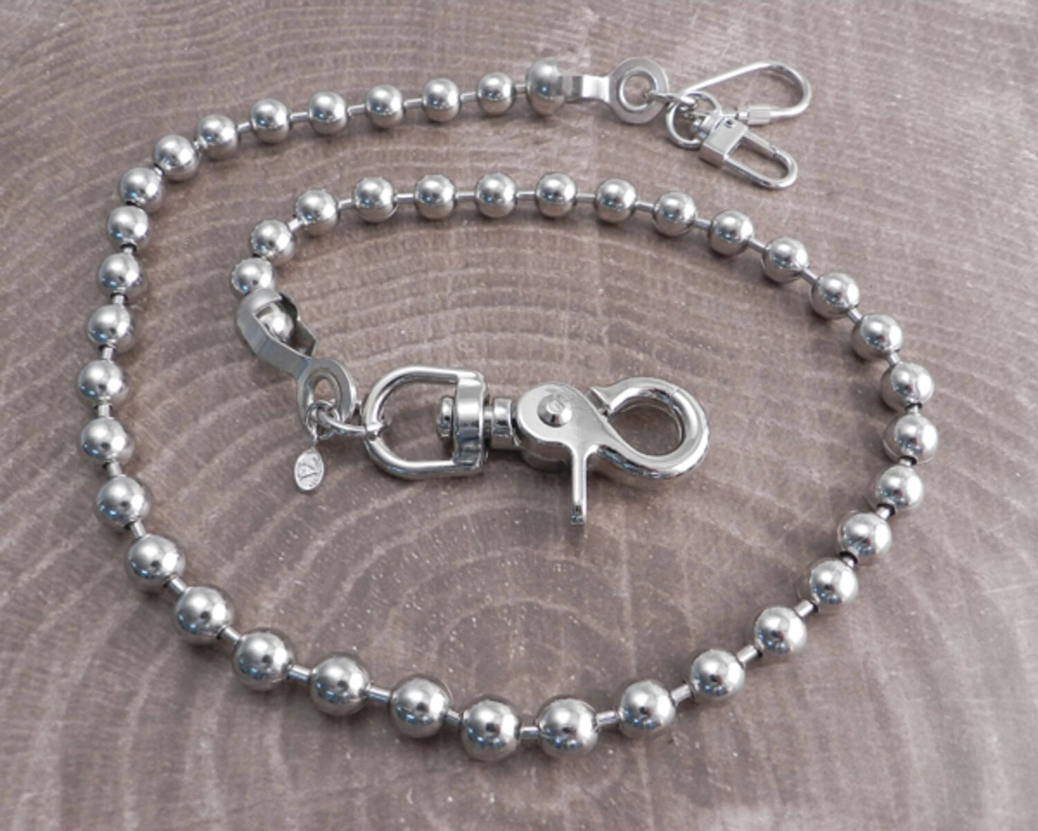 Amigaz Wallet Chain Ball Chain 16", Silver