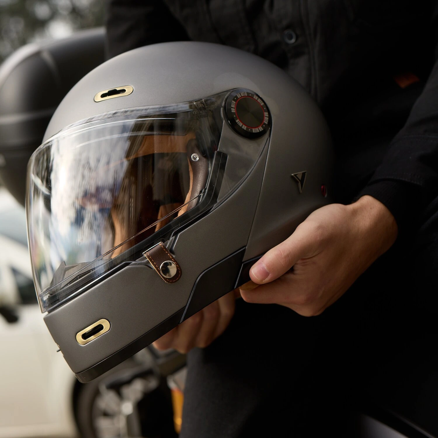 By City 90 Degrees helmet, Gray, L, matt