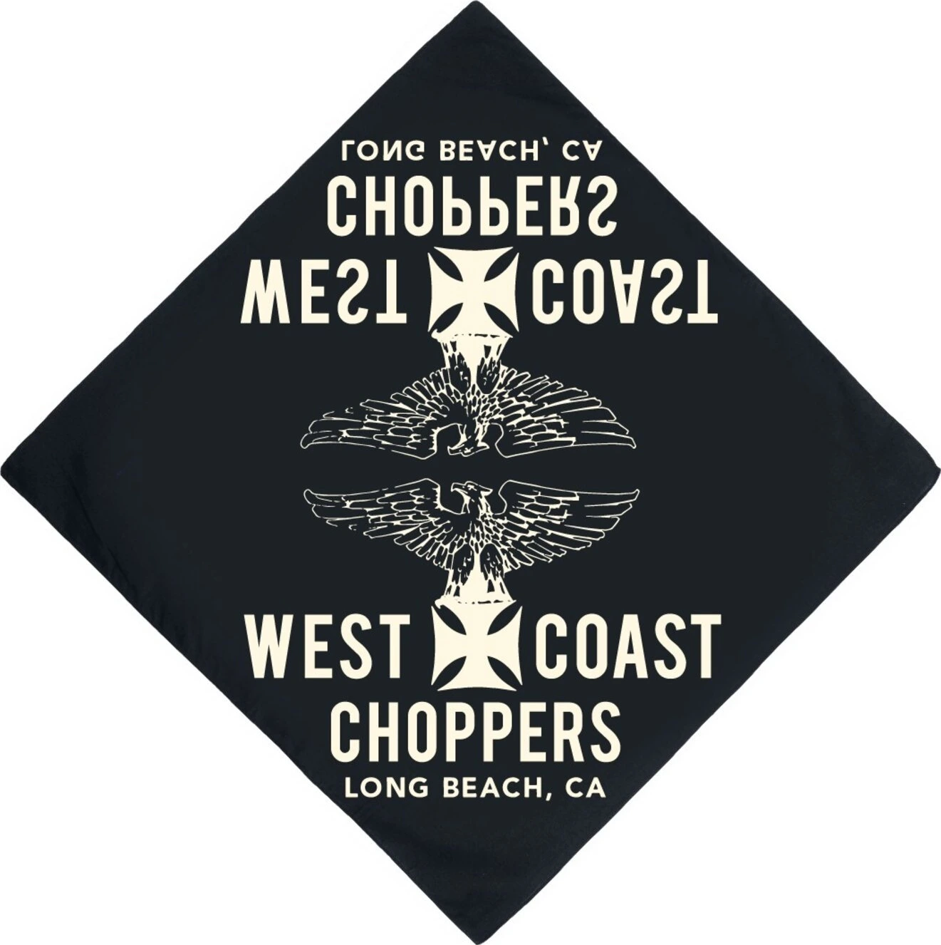WCC, eagle Black, bandana Black, Black, One size fits most