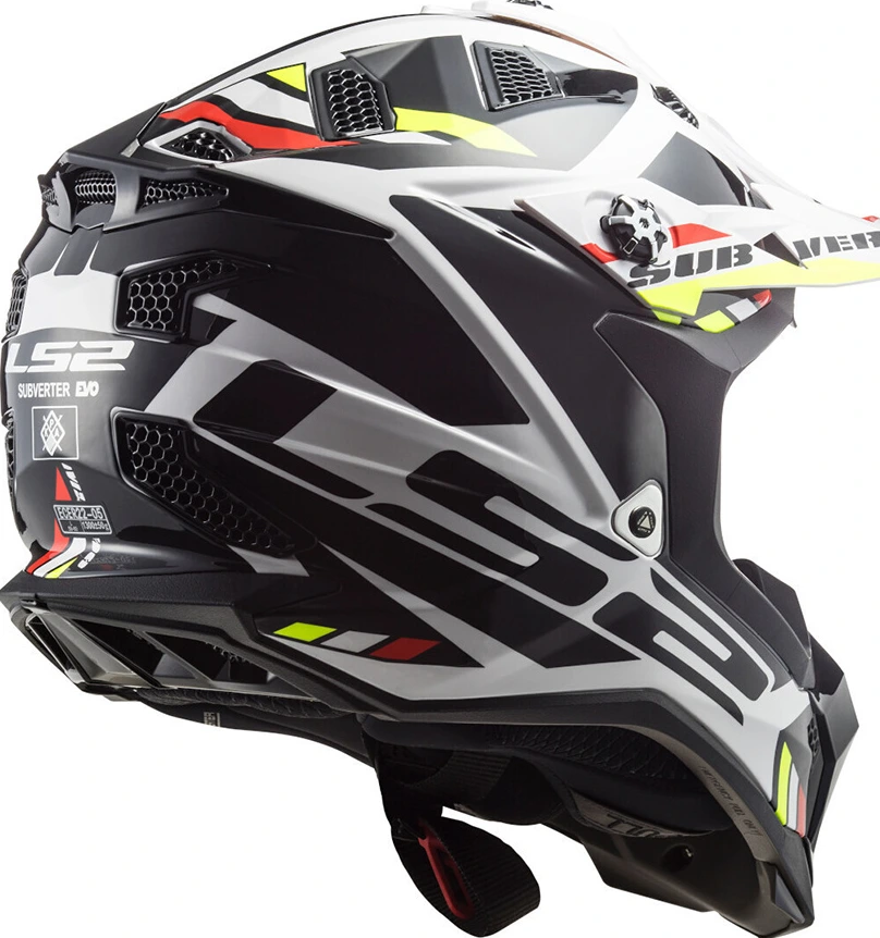 LS2 MX700 SUBVERTER EVO II STOMP Helmet - 3XL, White Black