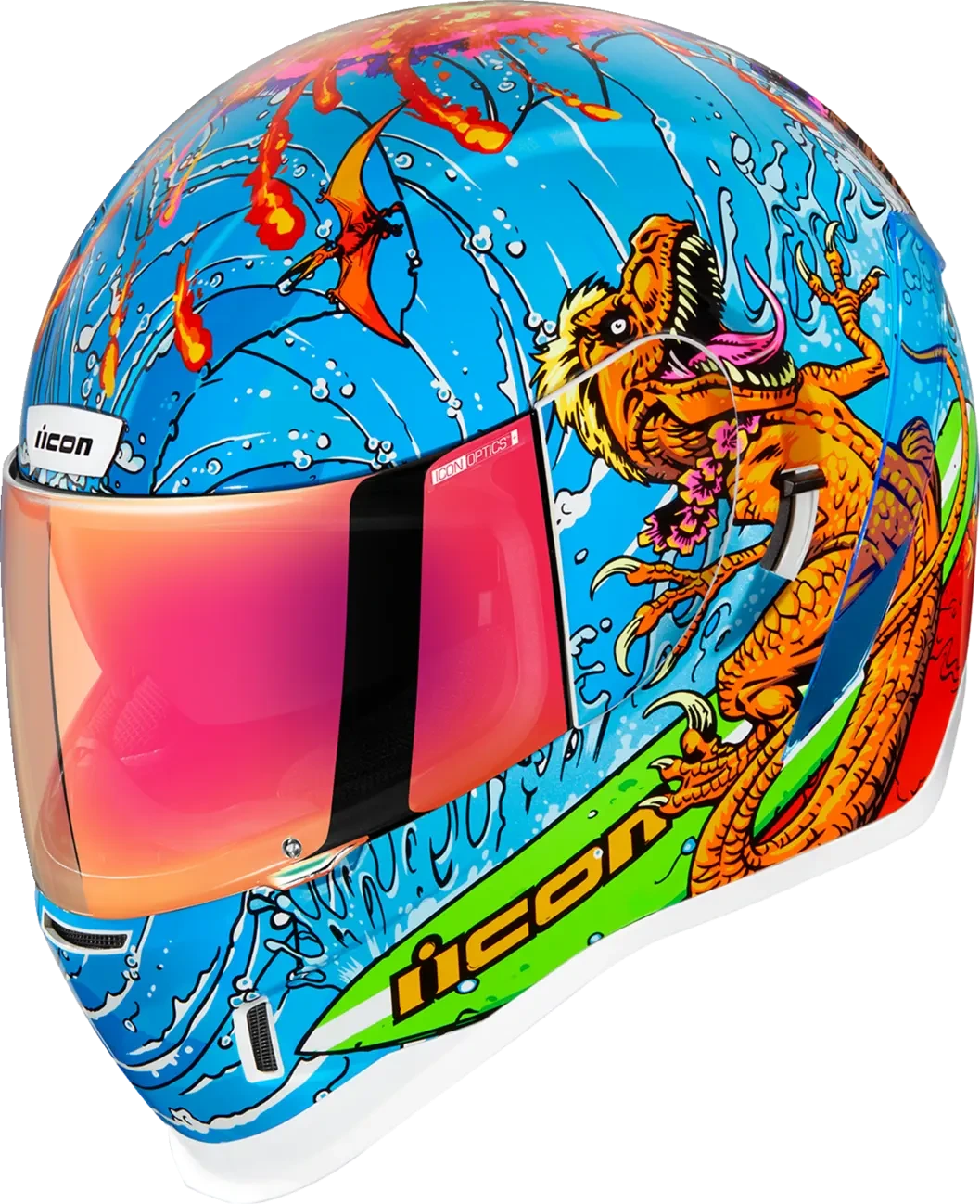 HELMET AIRFORM DINO FURY BLUE SM