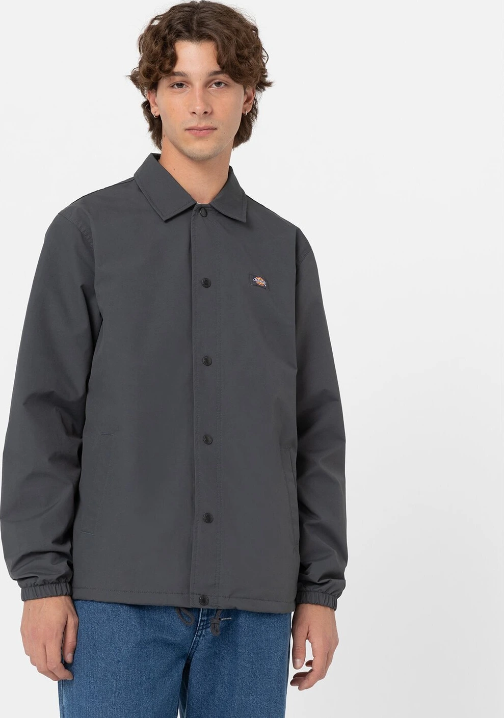 Dickies Oakport coach jacket, charcoal, Gray, 2XL
