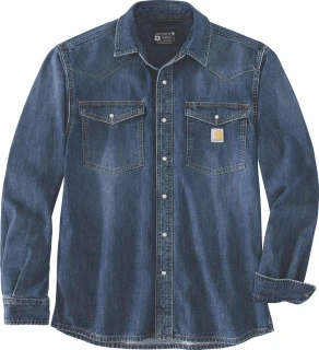 Carhartt Denim L/S Snap Front Shirt wyatt