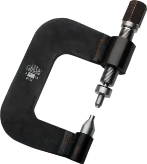 Somas slēdzenes un eņģu kniežu instruments