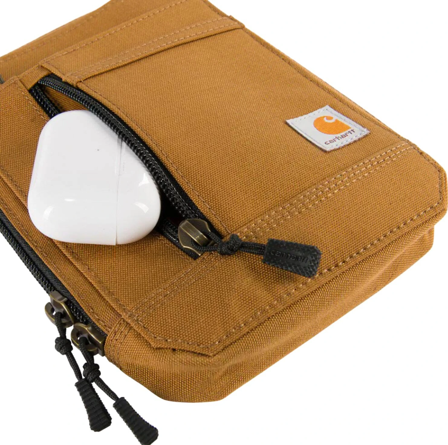 Carhartt Nylon Duck Crossbody wallet, carhartt brown