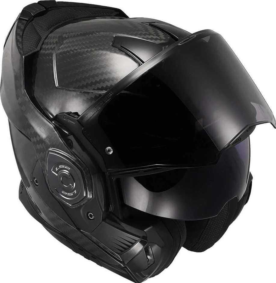 LS2 FF901 ADVANT X SOLID CARBON helmet - Gloss Black, S