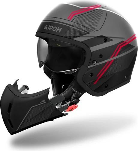 Airoh Helmet J 110 Slim Red Matt, S