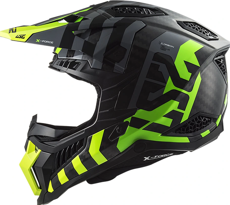 LS2 MX703 C X-FORCE BARRIER helmet - L, H-V Yellow Green