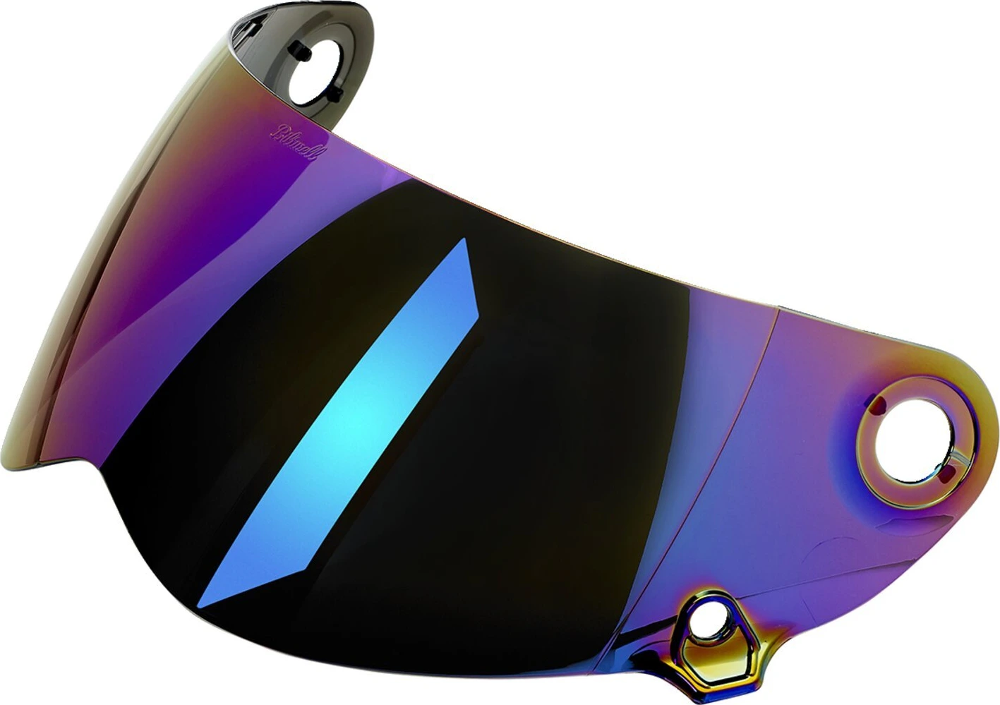 Biltwell Lane Splitter Gen-2 stiklas rainbow mirror, rainbow Mirror, Mirror, Smoke