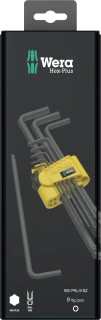 Wera hex key set blacklaser - US sizes