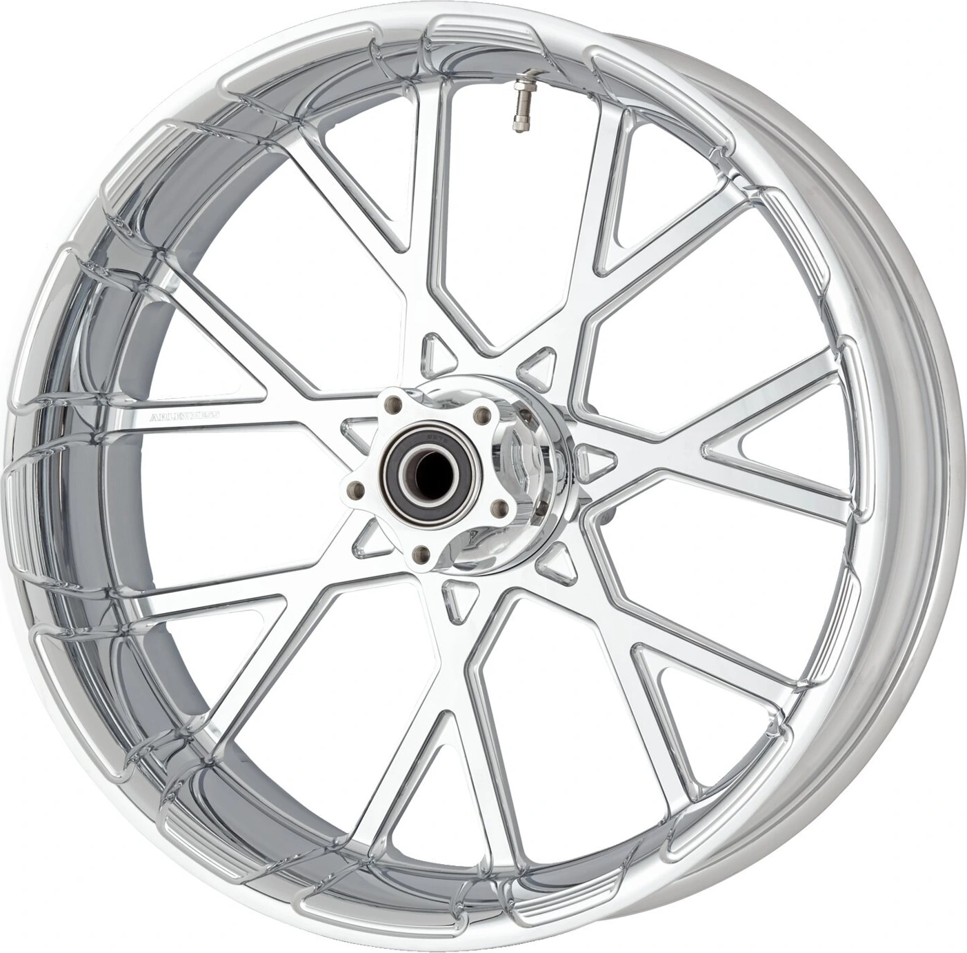 Arlen Ness, rim Procross 3.50 x 26. Front, Chrome
