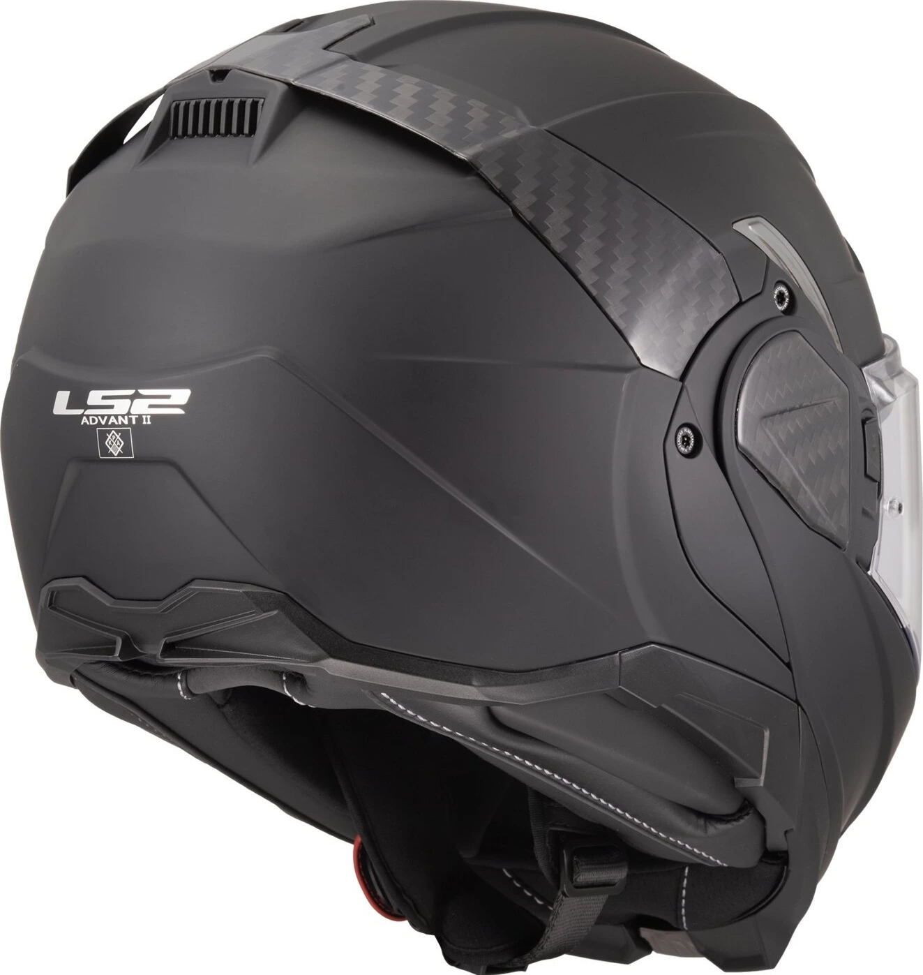 LS2 Advant II Solid helmet, Black, S, matt