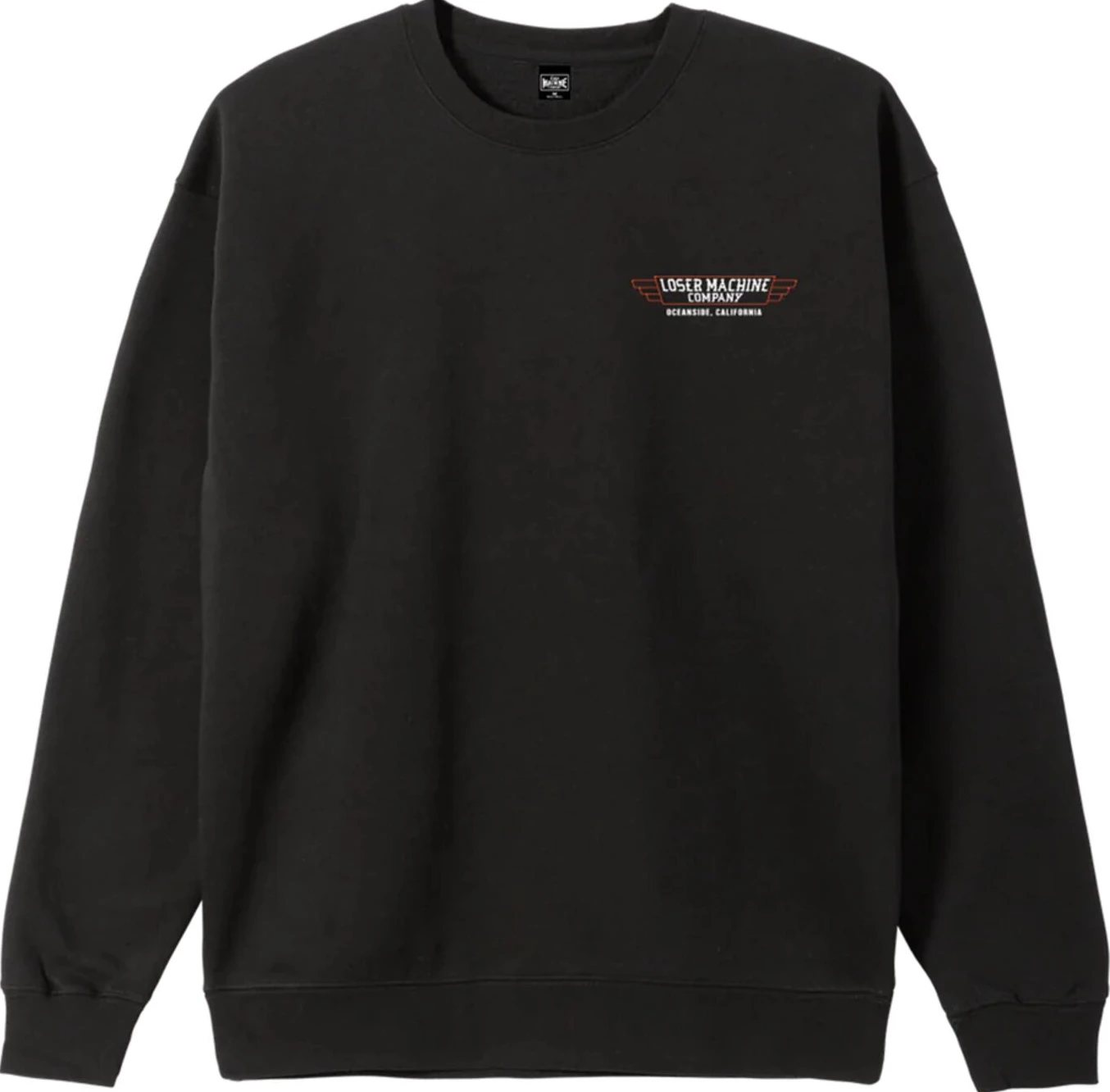 Loser Machine Fly wheel long sleeve, Black, M