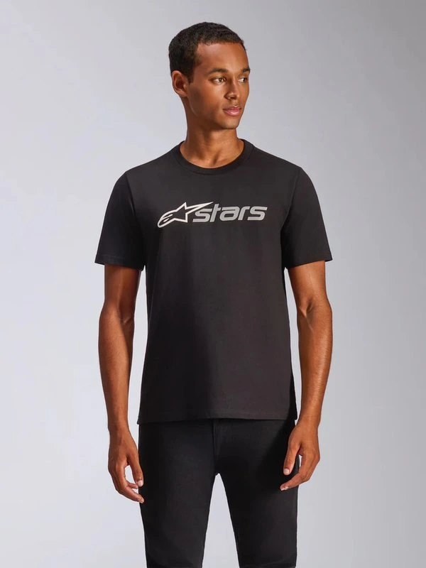 Alpinestars T-Shirt Blaze 2.0 CSF Black/White/Grey, XXL