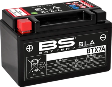 BS Battery BTX7A (FA) SLA - Sealed & Activated