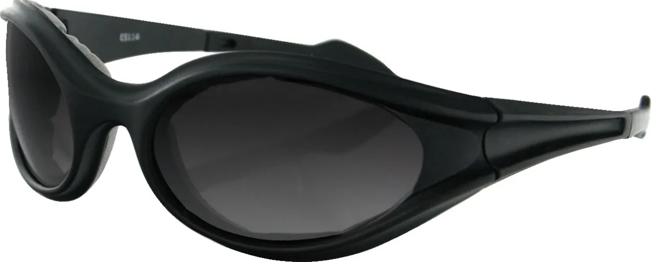 SUNGLASSES FOAMERZ BLACK W/ SMOKE LENS