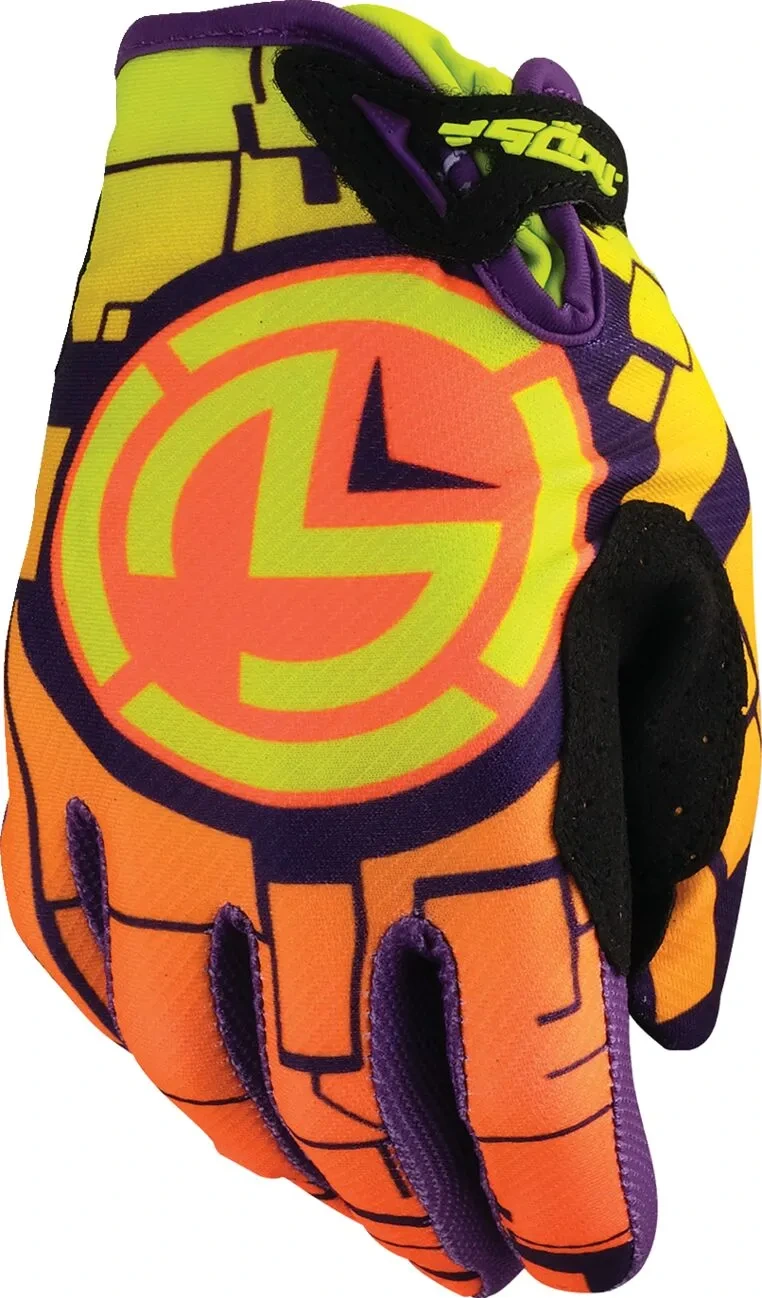 GLOVE YOUTH SX1 ORANGE/GREEN XS