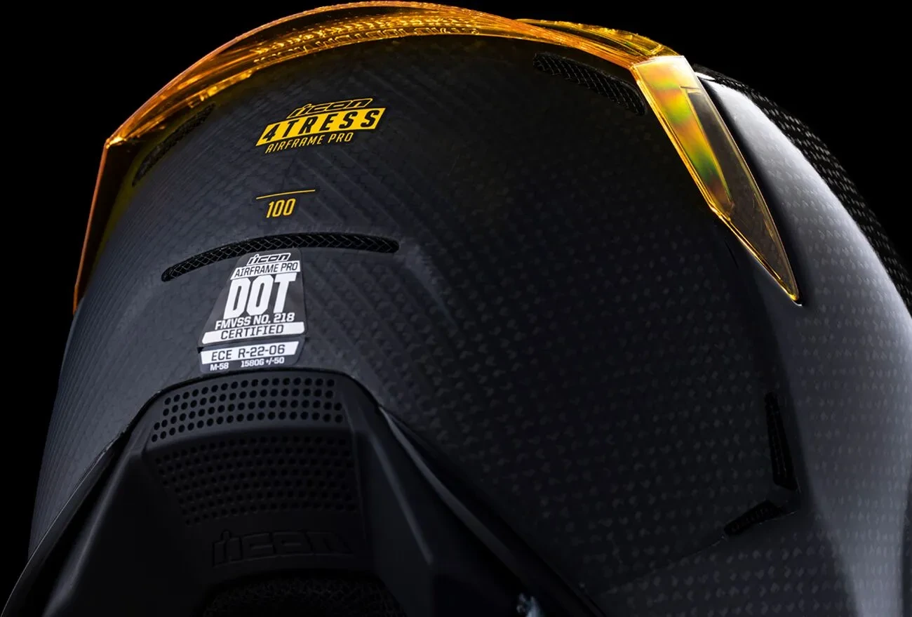 HELMET AIRFRAME PRO CARBON 4TRESS YELLOW XS