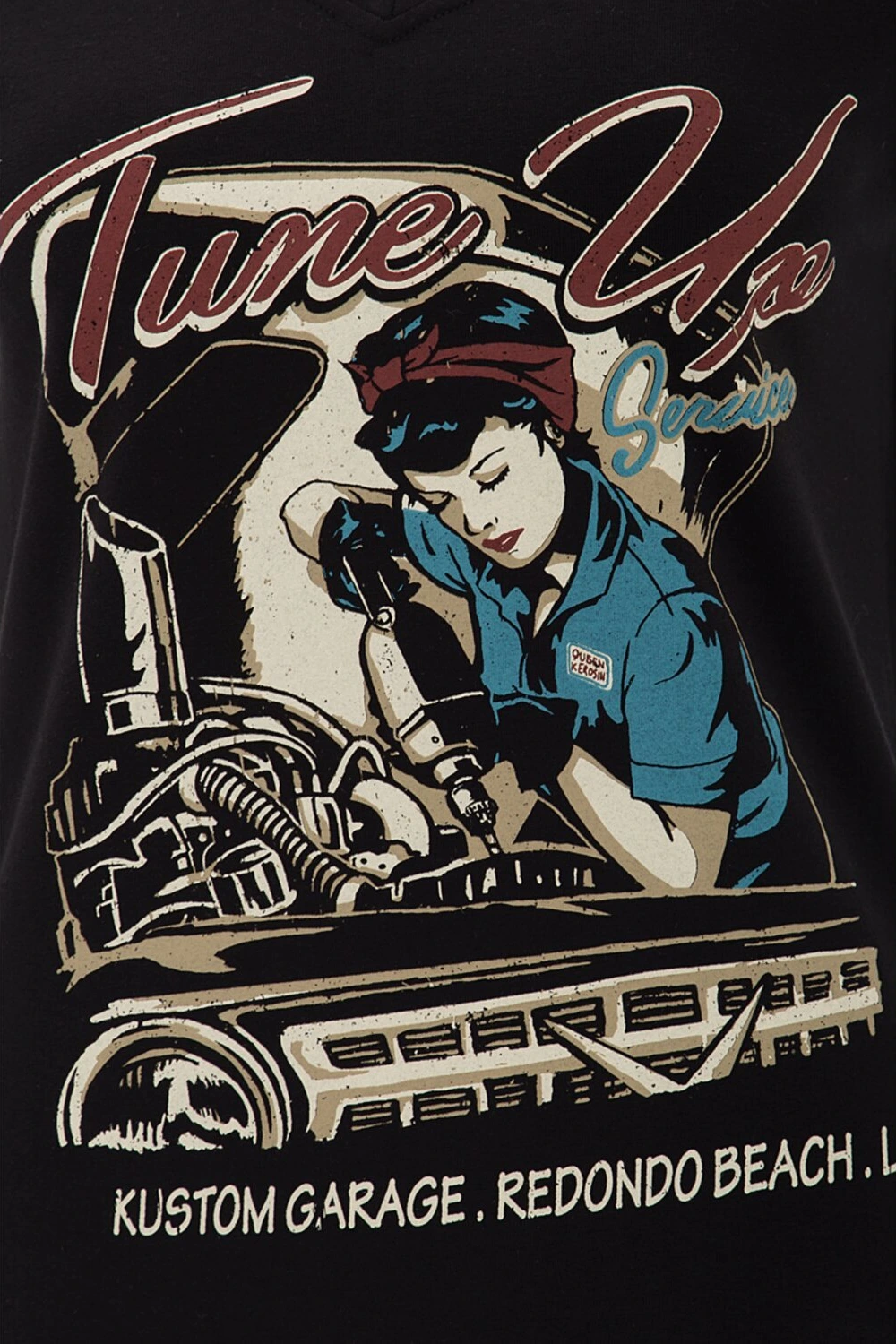Queen Kerosin Tune Up t-shirt, Black, XL