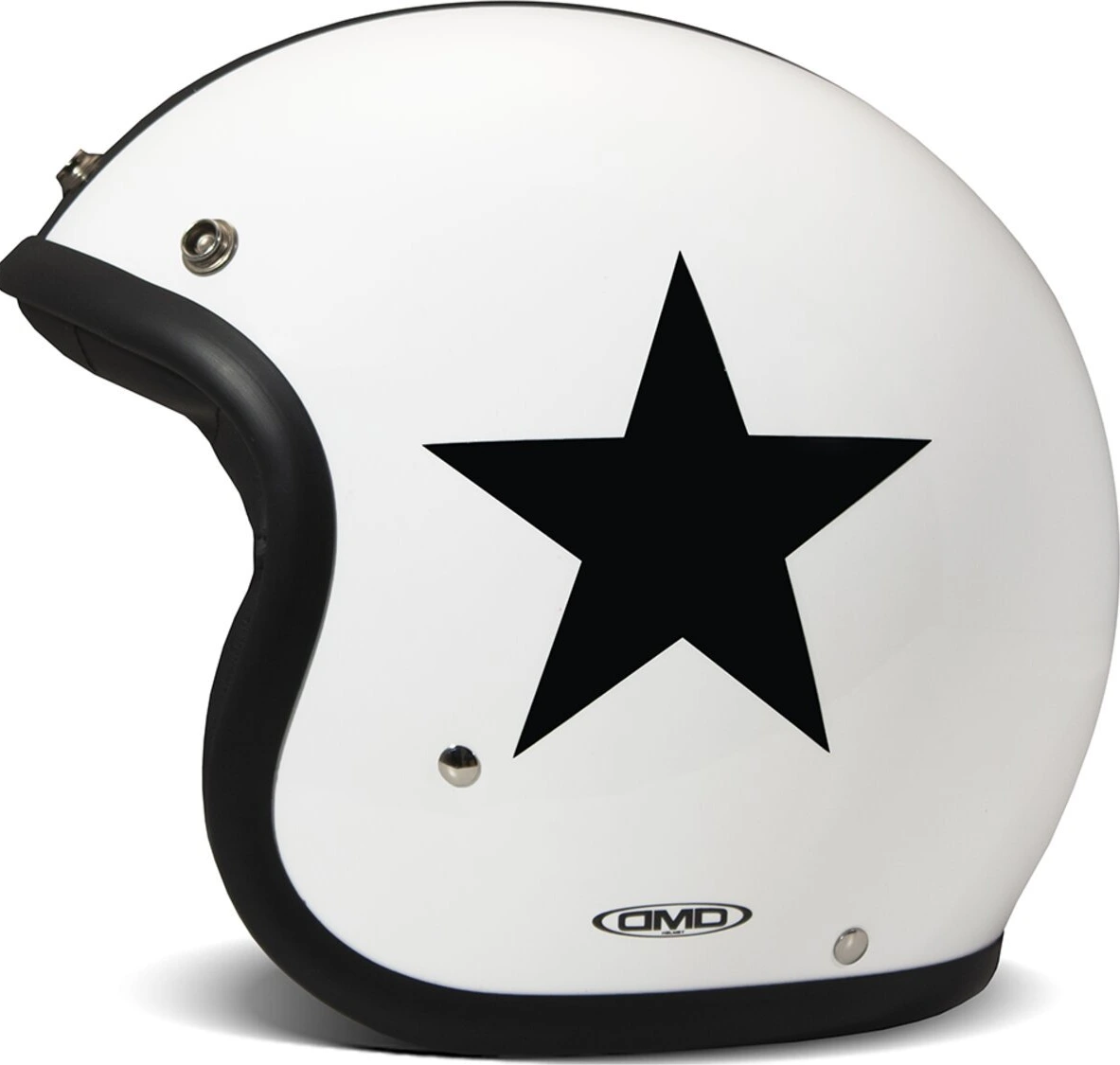 DMD Retro helmet, star White, White, XS, Graphic