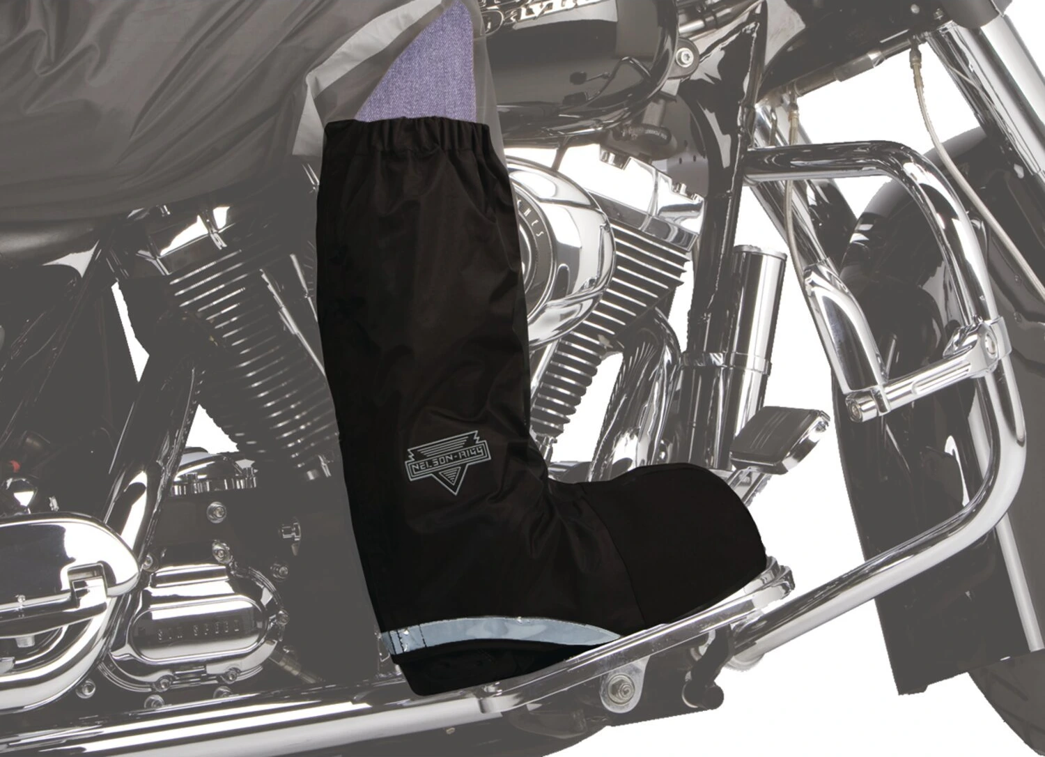 Nelson-Rigg waterproof rain boot covers, Black