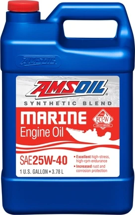 Amsoil 25W-40 Sintetinio mišinio jūrinio variklio alyva 3.78L