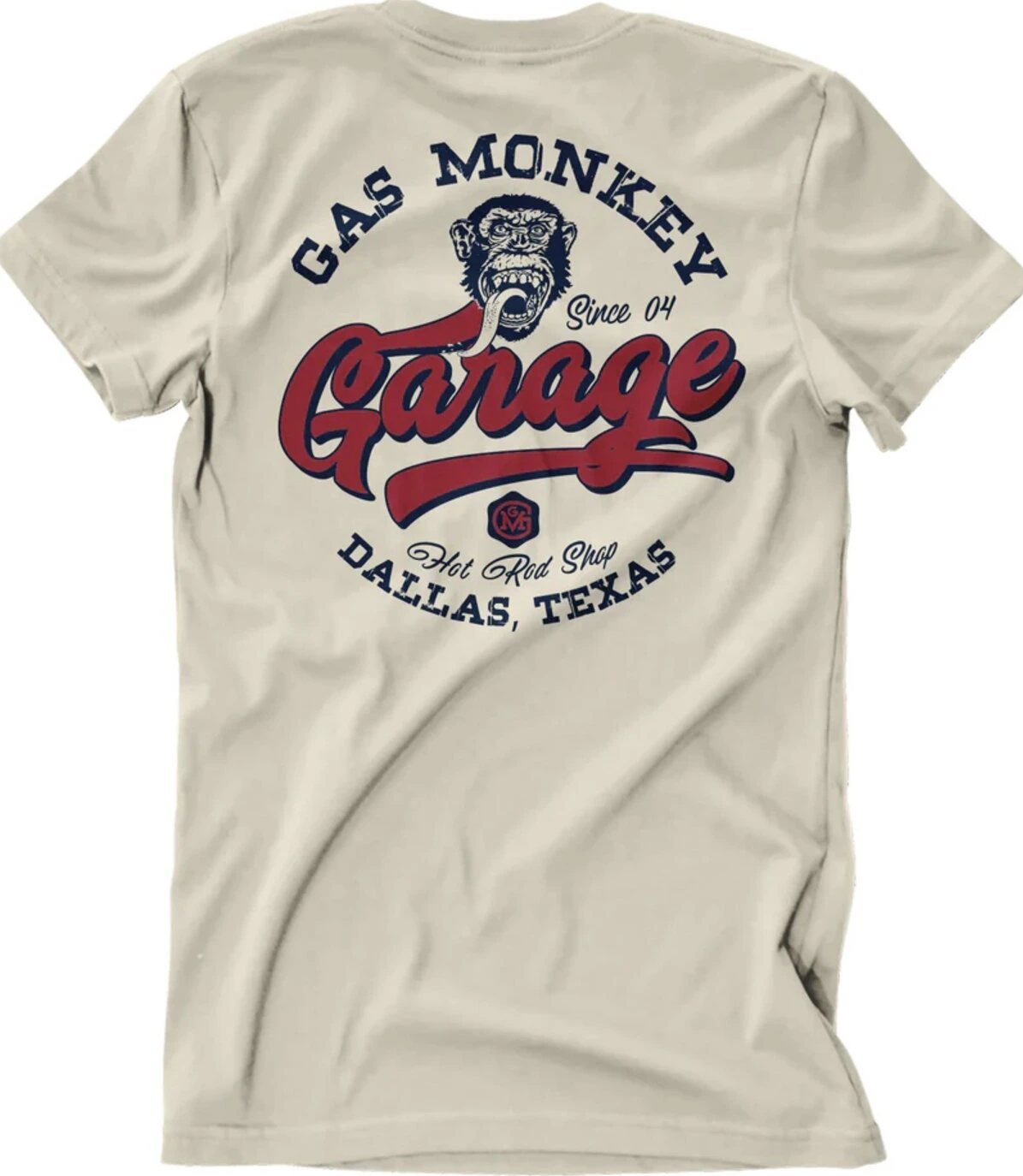 GMG Hot Rod Shop Logo t-shirt, Khaki, XL