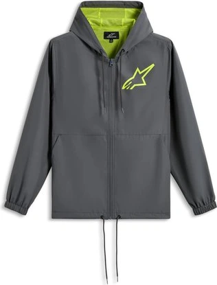 Alpinestars Jacket Speeder Chromium Windbreaker Charcoal Fluo Yellow, XXL